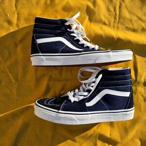 Vans High-Top Sneakers - Black and White